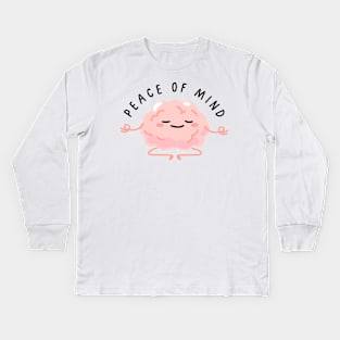 Peace of mind Kids Long Sleeve T-Shirt